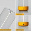 Auge Light Auge Light Mini 5.70 in. Yellow Modern Rechargeable and Dimmable Flexible filament LED Table Lamp AGDSLYL2202